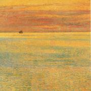 Childe Hassam Sunset at Sea china oil painting artist